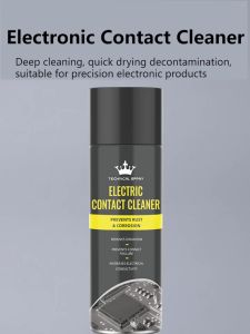 🔥High Quality🔥450ml  contact cleaner spray  Contact Cleaner Electronic Cleaner Spray Multi-Purpose Contact Cleaner Spray car spray cleaner