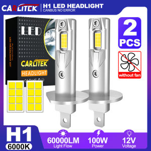 H1 LED Lights Bulbs Canbus 60000LM 100W H4 H7 H11 H8 LED Headlight With Fan H7 Turbo Lamps Car Headlights Plug & Play 6000K 12V