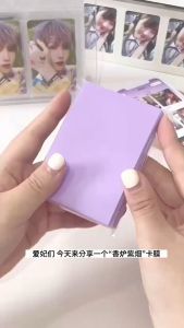 50pcs Inner Sleeve Warna Photocard Hard Sleeve PC Pelindung Photo Card