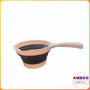 Amoki Foldable Water Dipper Water Ladle Multipurpose Water Scoop For Kitchen and Bathroom Bath Dipper
