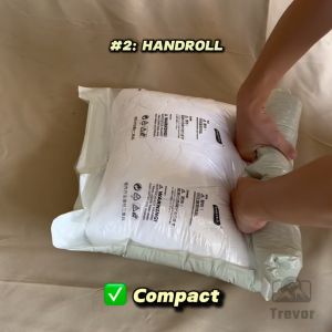 TREVOR Premium Travel Vacuum Bag - Pumpless Luggage Organizer Storage Reusable Resealable Compression Bag beg plastik vacuum 真空收纳袋