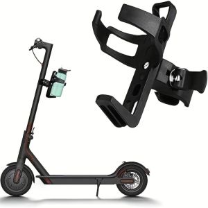 1pc 360 Degree Rotating Bicycle Water Bottle Holder for Mountain Bikes Electric Scooters and More - Securely Holds Your Drink