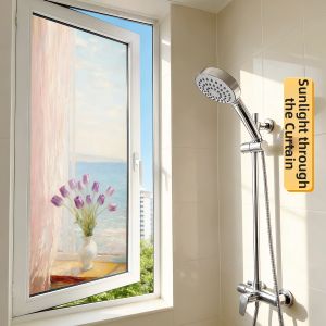 XIANXIANWUFANG | Privacy Frosted Glass Static Cling Sticker