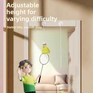 Automatic Badminton Trainer Single Person Practice Indoor Student Exercise Tool Vacuum Rotating Self-Playing Line