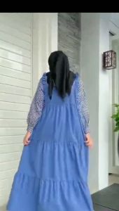 Gamis Anak Tanggung Motif Kotak Polos Dress Wanita Baju Anak Usia 9-16 Tahun Gamis Lebaran Terbaru