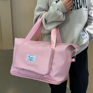 Durable Hand Carry Travel Bag Large Capacity Duffel Luggage Bag Extendable Ultra Light