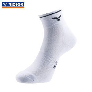 Victor Mens Badminton Socks Mid-Calf Thick Towel Bottom Professional Sports Socks Breathable Quick-Drying Lightweight