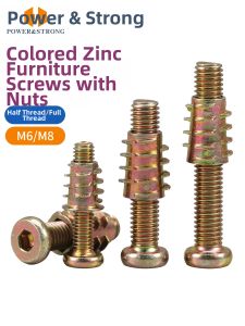 POWER&STRONG | Flat Head Internal Hexagon Furniture Screws and Nuts
