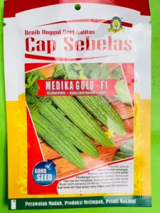 Benih Pare MEDIKA GOLD F1 kemasan 10gram produk dari Cap Sebelas F