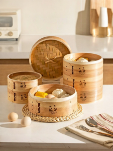 MODERN SWEETHOME | Food-Grade Bamboo Steamer