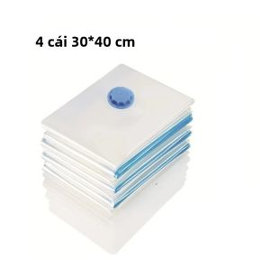 Túi Hút Chân Không Thân Thiện Với Môi Trường Để Đựng Quần Áo Gối Chăn Mền - Tiết Kiệm Không Gian Nén Gọn Có Khóa Kéo Tiện Dụng Cho Nhà Cửa Và Tủ Quần Áo