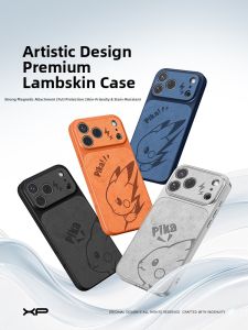 Corning TPU Drop-Proof Sheepskin Magnetic Wireless Charging Support Phone Case