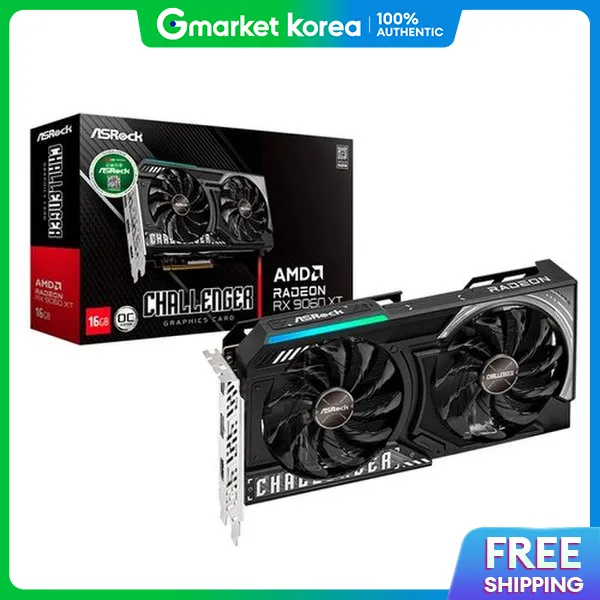 ASRock | Asrock Radeon Rx 9060 Xt Challenger Oc D6 16Gb Daewon Cts