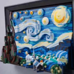 LEGO Ideas 21333 Vincent van Gogh - The Starry Night (2316 Pieces) Mainan Susunan Balok (18 Tahun+)