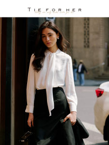 Elegant Sash Summer Long Sleeve Shirt