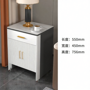 QIANGXIANG | Sleek Modern Luxurious Corner Shelf