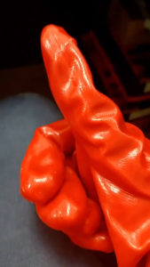 PU Leather Hand Gloves 14” 🔥 Ready Stocks 🔥 Red Work Gloves ABTOOLS4072 – Per Pair