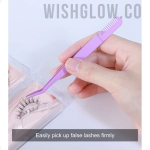 Wishglow Eyelash Lash Extension Tweezer for False Eyelashes