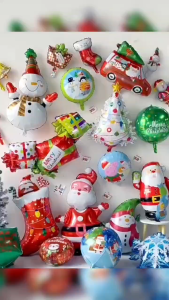 Christmas Santa Claus Foil Balloon - Festive Design for Holiday Decorations 1171
