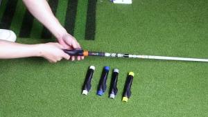 Golf Grip Trainer Swing Training Aid Ergonomic Hand Position Guide for Correct Grip Muscle Memory Improve Swing Rhythm