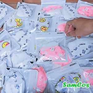 Set 10 chiếc khẩu trang 3D trẻ em 3 lớp lọc kháng khuẩn cho bé  3-10 tuổi SamCos