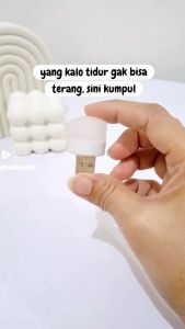 LAMPU LED BULAT USB EMERGENCY MINI / BUAT LAMPU TIDUR BISA JUGA MANTUL