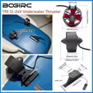 BOGIRC 12-24V 500W Underwater Thruster with Bracket T60/T90/T110 Thruster Compatible For Underwater Robot Kayaks Paddle Boards