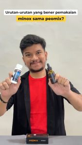 COD | Paket Hemat Minoxidil 5% Dan Peomix Jojoba Beard Booster Original
