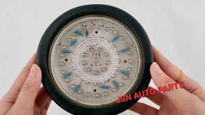 J101S13 13CM UNIVERSAL ROUND WHITE 24V LED LORRY BUS TAIL LAMP TAIL LIGHT LAMP BELAKANG