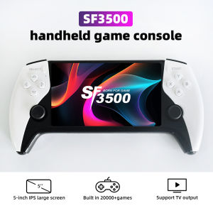SF3500 handheld game console 5-inch IPS  large screen portable game console built-in 20000+games supports FHD FHD output