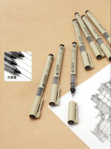 DIANSHI | Bút kẻ mảnh chống nước khô nhanh cho học sinh và nghệ sĩ
