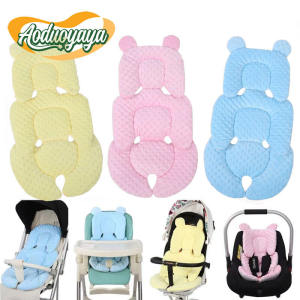 Aoduoyaya Baby Stroller Cushion Pad Soft Bean Fleece Car Seat Chair Pad Breathable Cart Mattress Pelapik Tilam Kereta