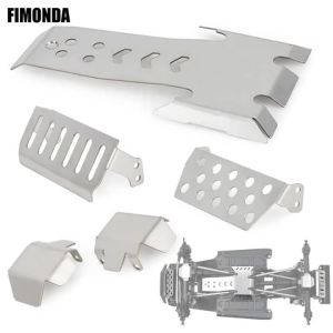 Stainless Steel Axle Protector Skid Plate Chassis Armor for 1/10 RC Crawler Upgrade Parts for Vanquish VS4-10 Phoenix Model Car
