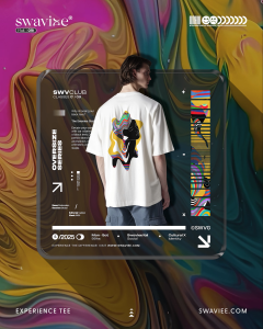 SWAVIEE Oversize Tshirt Duvar White