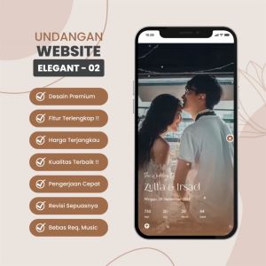 Undangan Digital Pernikahan Tema Elegant & Termurah