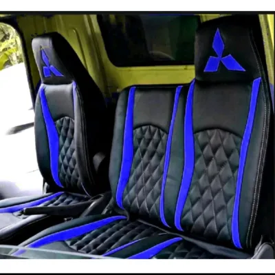 sarung jok mobil cover jok mobil truk canter dyna ht Dyna rino Hino Dutro motif selancar