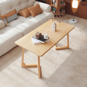 Modern Minimalist Coffee Table Dining Table Two-In-One Small Luxury Living Room Home Use Coffee Table Desk Square Edge