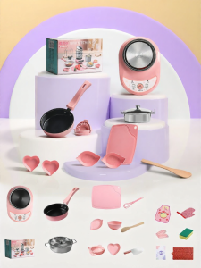 Hui Cheng Toys | Bộ Đồ Chơi Bếp Nấu Ăn Thật Cho Trẻ Em Mini
