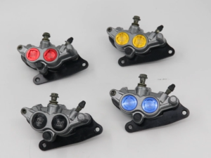 Honda Wave125/XRM125 Motorcycle Front Brake Caliper | Dual Piston Brake Caliper with Pads