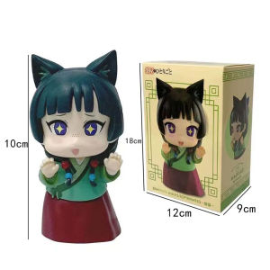 Bandai | The Apothecary Diaries Maomao Figure Set 4pcs Cute Chibi Ver. Anime Action Figures Noodle Stopper Collection Model Toys for Fans