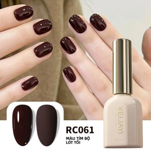 Sơn Móng Tay XEIJAYI Roman Bottle RC061 Màu Tím Đỏ Trắng Đậm Độ Bão Hòa Cao Lâu Trôi Bền Màu Dùng Cho Nail Art 10ml