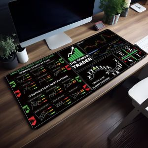 Mouse Pad MousePad Non-slip Lockedge Office Student Gaming Chart Thickened Large Writing Pad Mode Trading Cushion