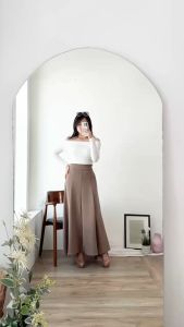 COD GRATIS ONGKIR Rok Audy Skirt Korean Loose Maxi Skirt Rok Wanita Remaja Terbaru Anti Kusut 2025 Viral Polyester Rok Flare Wanita Dewasa Rok Basic Polos