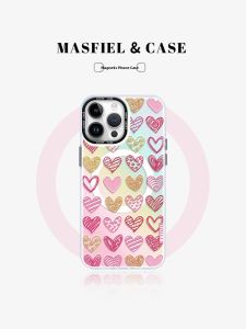 MASFEIL | Đồng thương hiệu Tuya Love Thích hợp cho ốp điện thoại di động Apple 18 Promax 16 giá đỡ từ tính Ốp bảo vệ iPhone 17 Pro 1312 toàn diện 15 chống rơi tiên tiến