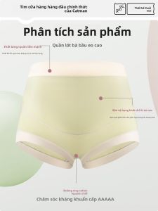 Quần lót nữ MiiOW cho bà bầu  vải cotton cạp cao thoải mái kháng khuẩn