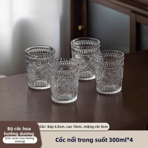 Single | Bộ Cốc Thủy Tinh Chống Nóng Dùng Để Pha Trà Và Nước