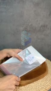 Plastik Display 13x18 Cm isi 100 lembar  / Plastik Perlize / Plastik OPP Gantung untuk Kemasan Aksesoris & Snack