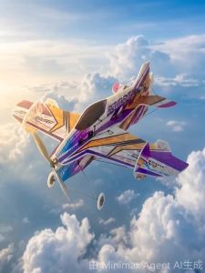 Devil Ray EA03 800mm EPP 3D Aerobatic Airframe Kit - Indoor Outdoor 4D Stunt Flying Model for Intermediate Pilots No Radio
