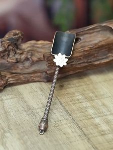 Sendok Zinc Alloy Untuk Serbuk Kayu Atau Abu Dupa