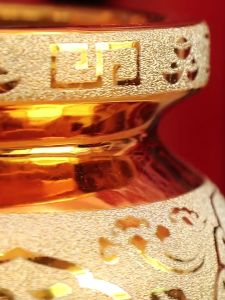 3.5/5inch Hiolo Tempat Dupa Hio Emas Hiolo Keramik Incense Burner Tempat Bakar Dupa